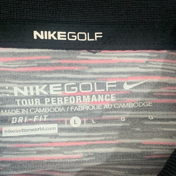 Nike Golf Tour Performance Dri Fit size L - Picture 5 of 7